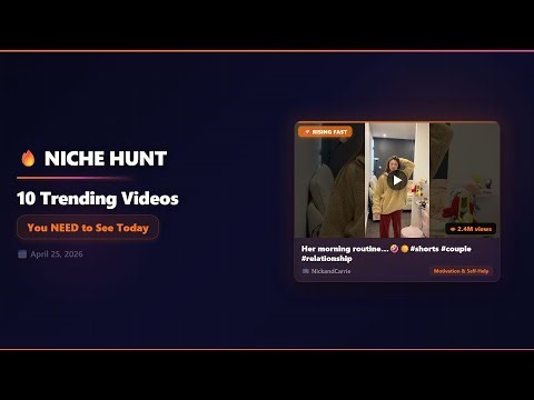 🔥 Best of the Day — Top Trending YouTube Videos | April 25, 2026