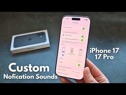 How to Set Different Notification Sounds for Each App - iPhone 17 / 17 PRO