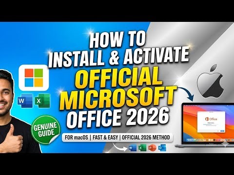 How to Install and Activate Microsoft Office on Mac (Official 2026 Guide) #microsoft