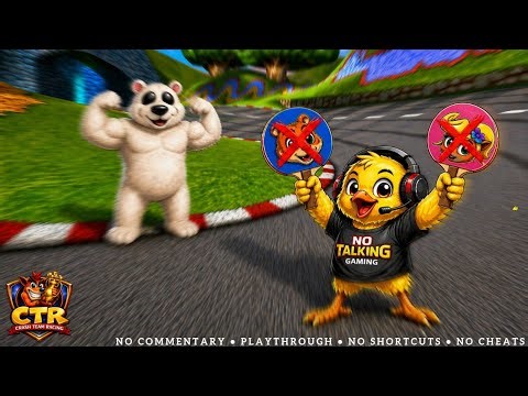 Crash Team Racing (CTR) PS1 | Coco Park — Trophy Race (Full Gameplay Playthrough — No Shortcuts)