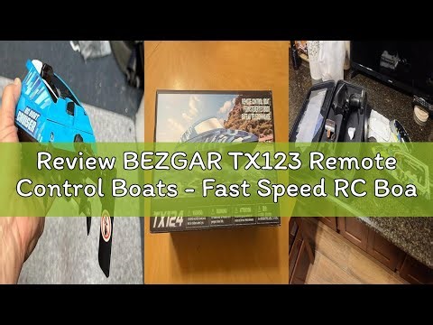Review BEZGAR TX123 Remote Control Boats - Fast Speed RC Boat 32+ KPH with A Portable Suitcase for L