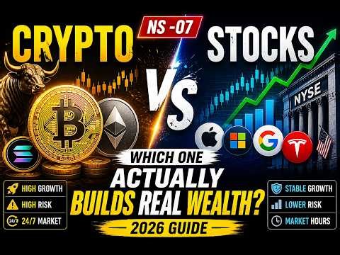 Crypto vs Stocks Which One Actually Builds Real Wealth 2026 Guide (NS-07)