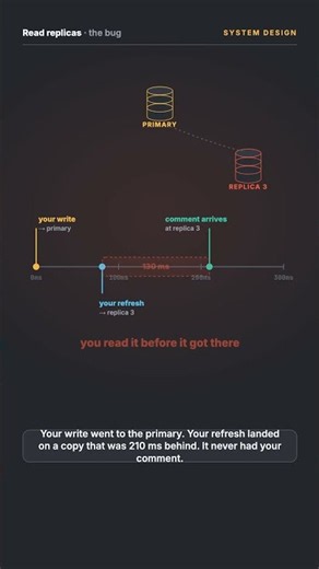 Replication lag — and why faster replication won't fix it