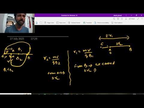 radius of orbit ratio jee main problem