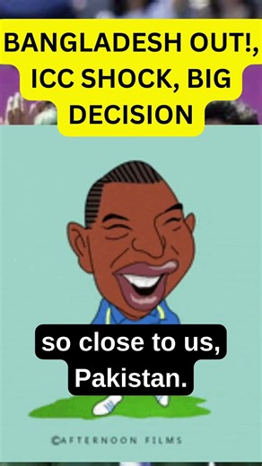 ICC T20 WORLD CUP SHOCK: BANGLADESH OUT, SCOTLAND IN || BANGLADESH OUT!, ICC SHOCK BIG DECI #shorts