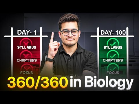 100 Days Biology Strategy for 360/360 🏆 | NEET 2026
