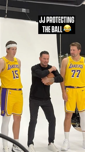 Luka, Austin, and JJ are excited to be back 🤣 #lakers