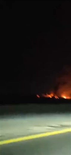 Bushehr province, Iran - Fire breaks out at IRGC Aerospace Force-linked facility after U.S. strikes.