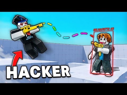 Using HACKS In Roblox Rivals!