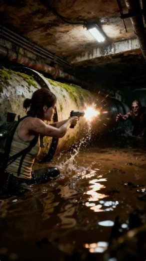 Ellie Fights Through a Zombie Horde Left 4 Dead 2 Gameplay