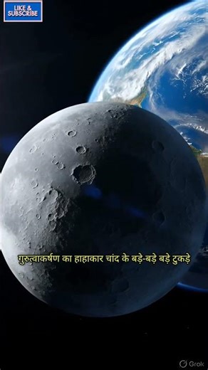 If the moon Hit Earth, This Happens...#shorts#moon#spacefacts#science#whatif#earth