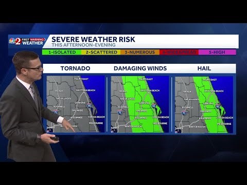 Strong to severe storms possible today across Central Florida | May 11 forecast