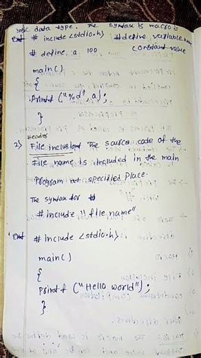 preprocessor and file handling in c