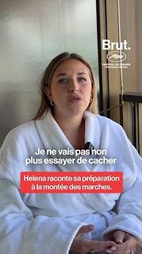 On a suivi Helena avant sa montée des marches au Festival de Cannes.