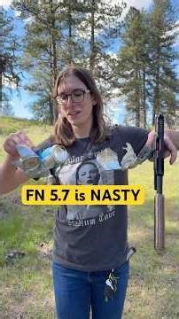 FN 5.7 through a .22LR Can. Explode or no?