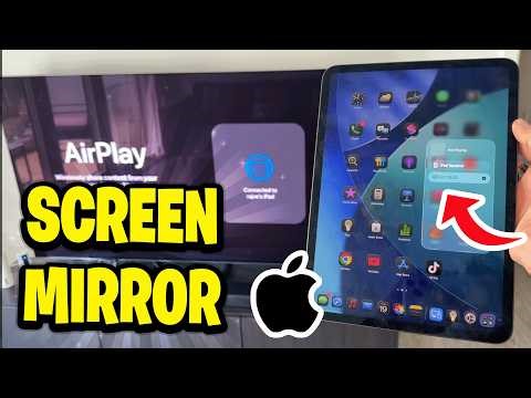 How to Screen Mirror iPad to TV (Easy Tutorial)