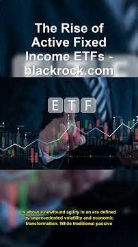 Active Fixed Income ETFs A Revolution
