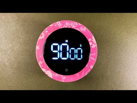 90 Minute Countdown Timer | Focus • Discipline • Clean Real Digital Clock