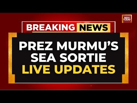 President Droupadi Murmu Undertakes Sea Sortie on INS Vagsheer | Historic First | India Today