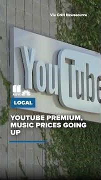 YouTube raising prices on premium subscriptions.