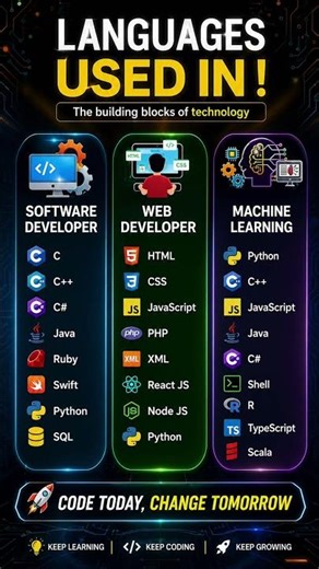 Best Programming Languages for Developers 🚀 | Career Guide