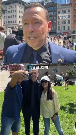 Donnie Wahlberg gets emotional filming 'Boston Blue' in his hometown