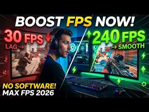 The Ultimate Windows Power User Guide: Maximize FPS in 2026 | (No Software Needed!)