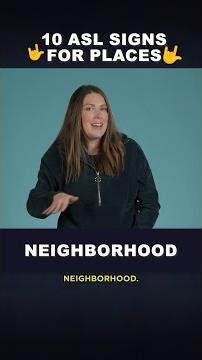 🤟 9 ASL Signs for Common Places Around Town