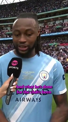 Antoine Semenyo calls Pep Guardiola a "mad man" after winning the 2026 FA Cup 🏆😅