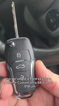 🔑 Ford Transit Custom key replacement #autolocksmith #automobile #fordvan #instantkeys #fordvehicle