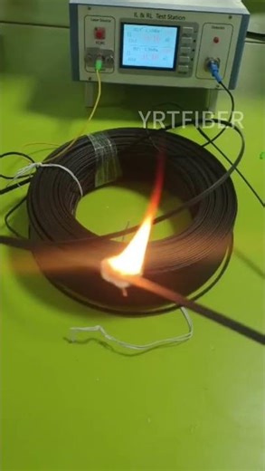 FTTH drop cable with flame-retardant LSZH jacket
