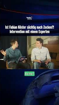 Ist Fabian Köster süchtig nach Zocken?! Intervention mit einem Experten | heute-show #shorts