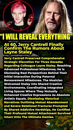 At 60, Jerry Cantrell Finally Confirm The Rumors About Layne Staley #shorts #viral