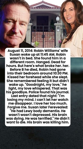 Robin Williams’ heartbreaking final goodbye revealed the hidden pain behind his smile