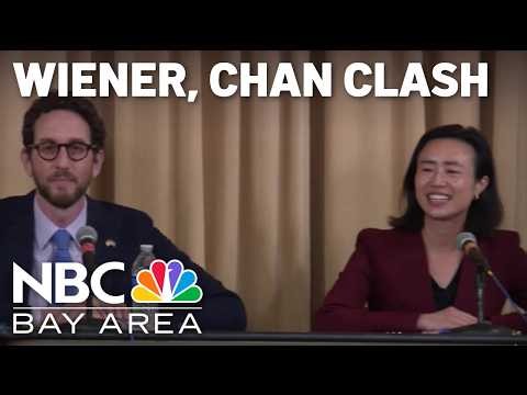 Scott Wiener, Connie Chan clash over AI, public safety in second congressional debate to succeed...