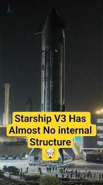 How SpaceX Made Starship V3 Lighter Than It Should Be #spacex #starship #flight12