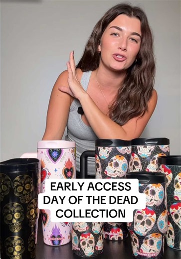 Register for the Live to get early access to DAY OF THE DEAD Collection #dayofthedead #sugarskulls #sugarskull #sugarhearts #register