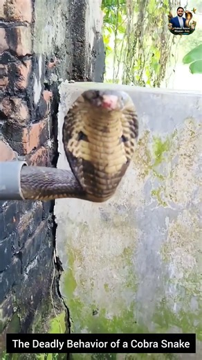 The Deadly Behavior of a Cobra Snake #snake #wildliferescue #cobra #wildlifeentertainment #animals