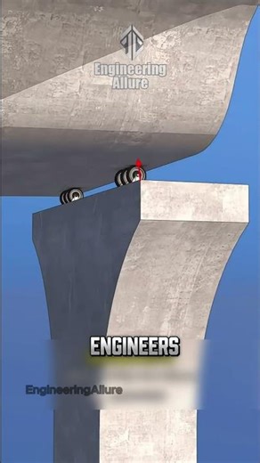 Why Bridges Are NEVER Placed Directly on Piers? 😮 #shorts