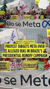 Protesters target Meta office in Brazil over alleged political bias