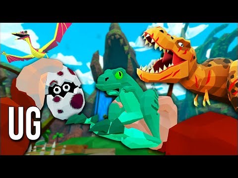 UG | Training My Baby Dinosaur For Combat In VR's Most POPULAR Game!