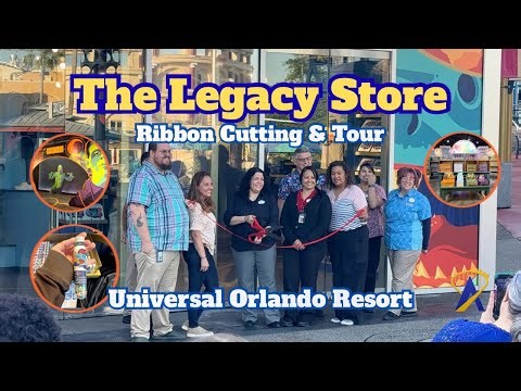 Citywalk Legacy Store Ribbon Cutting and Tour - Universal Orlando Resort