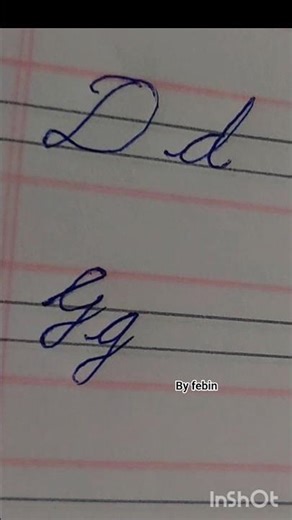 Cursive handwriting /letter G &g calligraphic letters #simple easy method#Short vedio