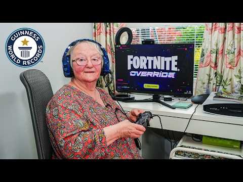OLDEST Female Fortnite Streamer | Guinness World Records