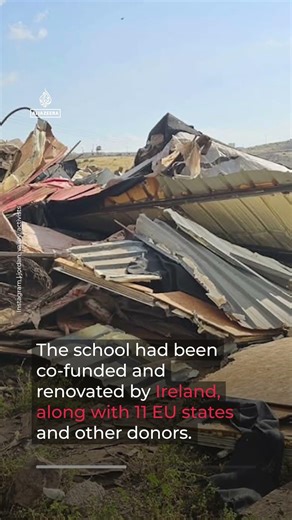 Ireland to demand Israel pay for settler demolition of Palestinian school | AJ #shorts