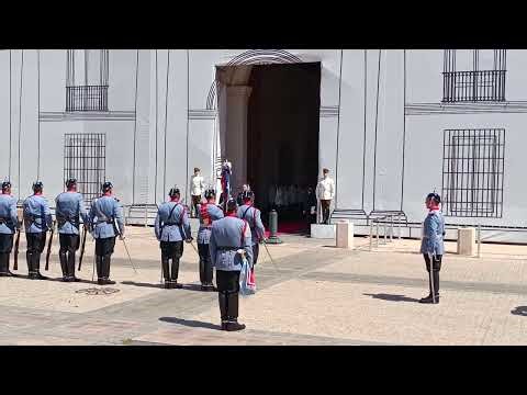 Ceremonia Cartas Credenciales Embajadores en Chile - Regimiento Escolta N°1 Granaderos #prussian