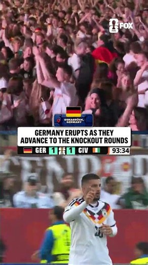 Germany's ticket to the knockouts is punched 🇩🇪