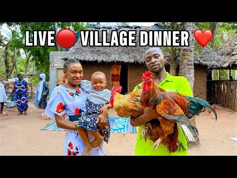 LIVE 🔴🍲 Chicken Stew & Soft Fluffy Mahamri ❤️ Peaceful African Village Family Dinner