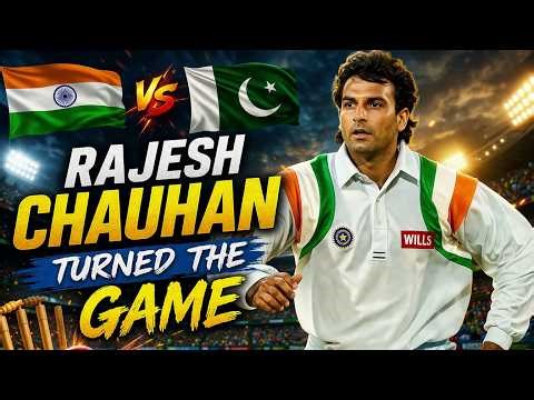 Rajesh Chauhan Turned The Game With a Brilliant Spell | India vs Pakistan | Rare Highlights