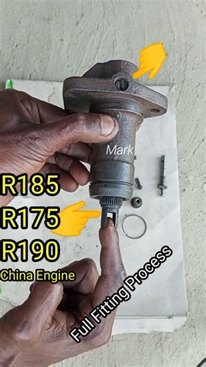 China Diesel Engine Plunger Pump Full Fitting 😱 | R175 • R185 • R190 #ChinaDieselEngine #PlungerPump #DieselEngineRepair #R175 #R185 #R190 #DieselMechanic #MechanicalWork | Sumon Mechanic